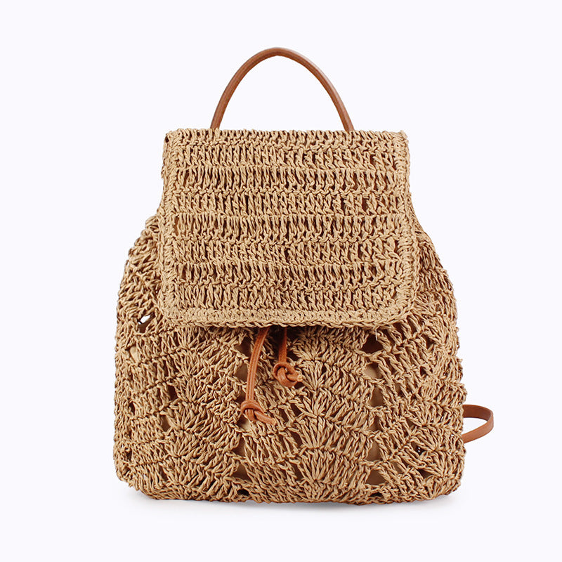 Women's Mori Crocheted Woven Beach Holiday Commuter Women's Shoulder Bag