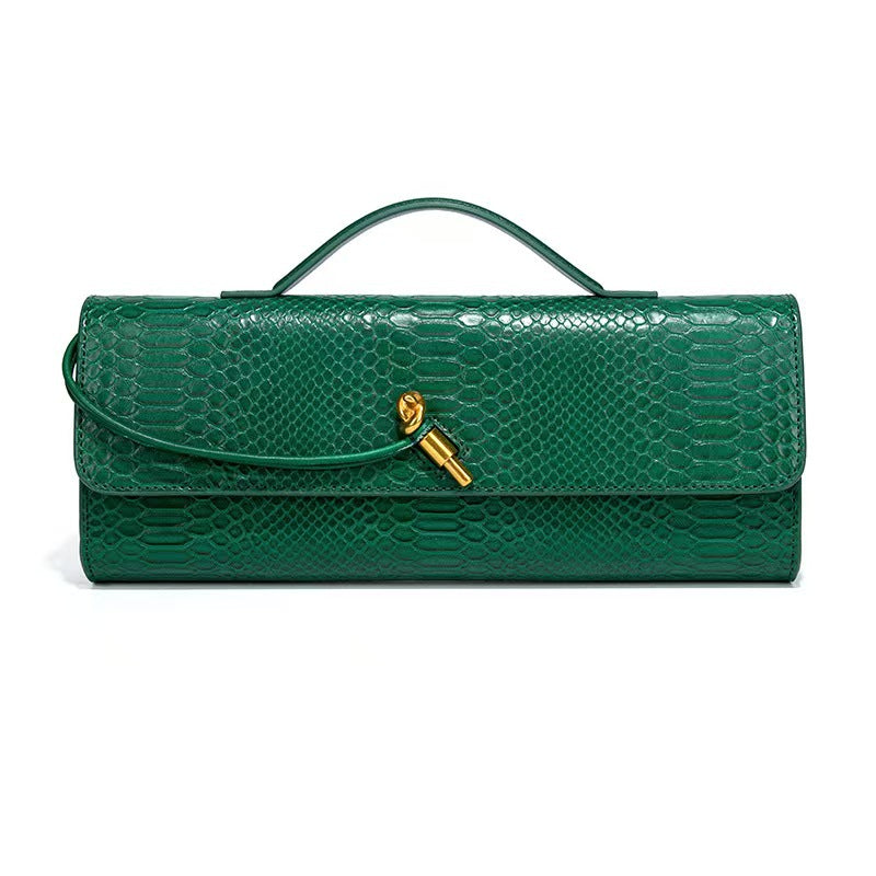 Women's Holding Dinner Vintage Stone Pattern Chinese Baguette Organ Women's Handbag