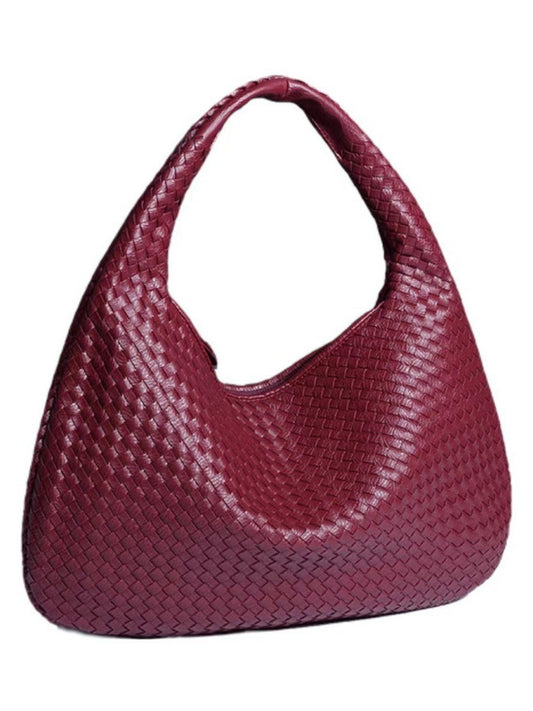Women's Crescent Hand-woven Portable Dumpling Fashion Style Women's Handbag