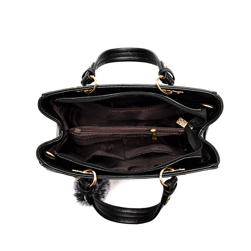 Attractive Women's Generous Korean Fashion Simple Women's Handbag