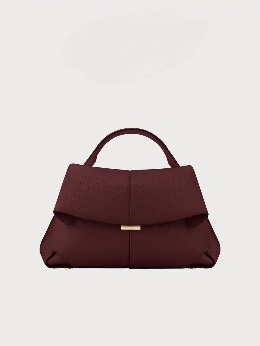 Women's French Retro Genuine Leather Design Style Women's Handbag