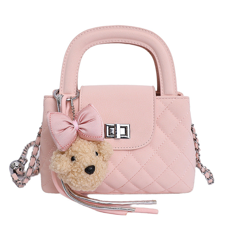 Women's Rhombus Chain Portable Exquisite Versatile Women's Messenger Bag