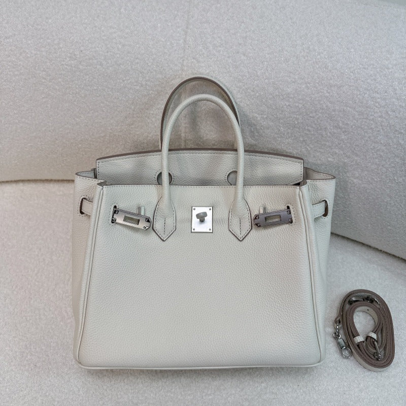 Women's First Layer Cowhide Sier Large Capacity Women's Handbag