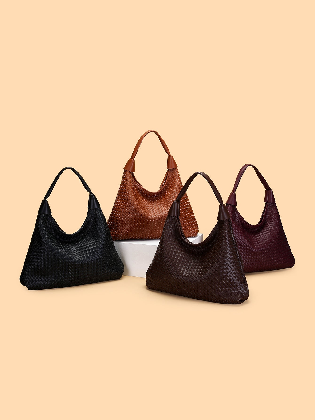 Women's Woven Daily Commuter Versatile Large Capacity Bags