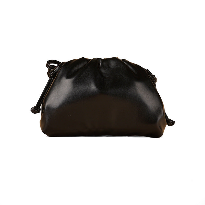 Women's Pleated Dumpling Commuter Solid Color Simple Bags