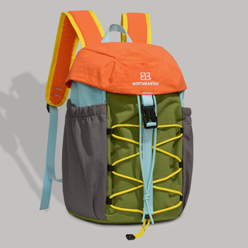 Street College Large Capacity Contrast Color Backpacks