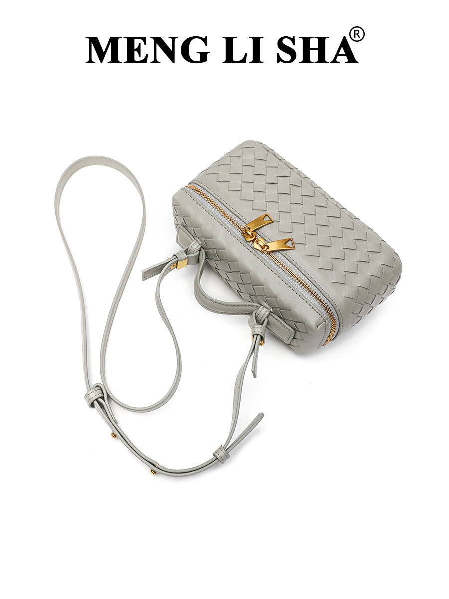 Women's Style Fashion Box Simple Versatile Retro Handmade Women's Handbag