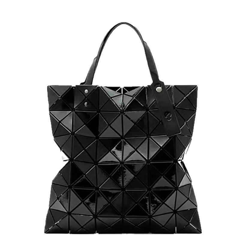 Women's Classic Glossy Rhombus Geometric Fashion Large Capacity Women's Handbag