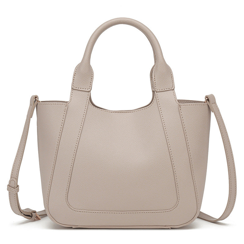 Women's Western Style Hand Holding Fashion Simple Bucket Bag