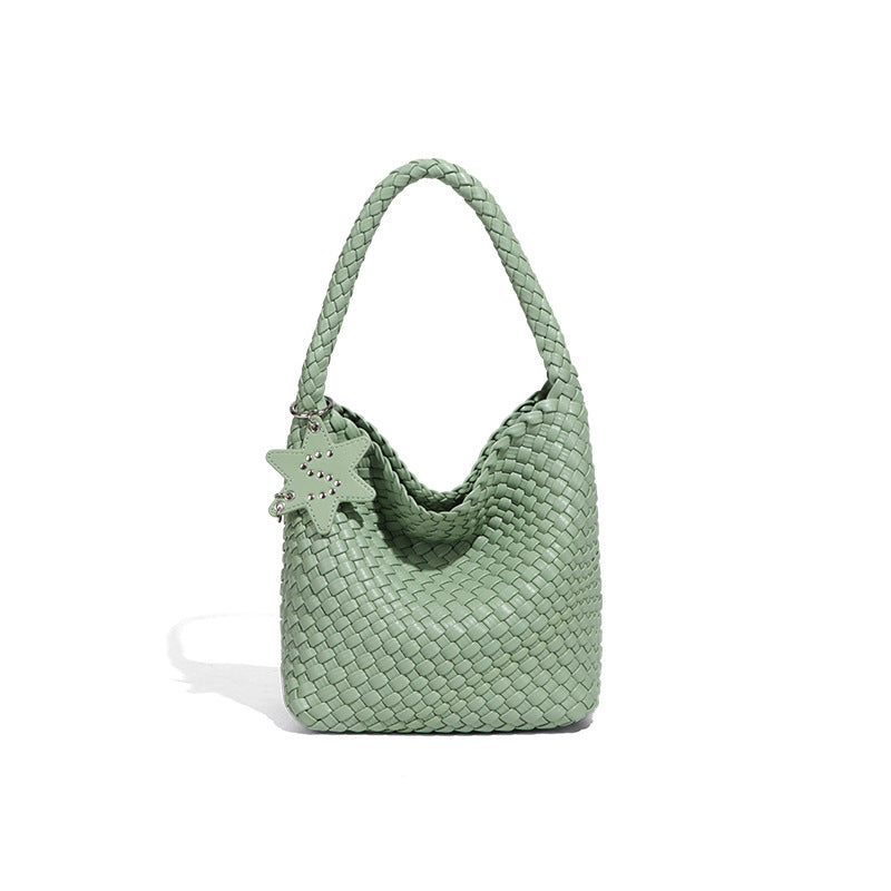 Women's Classic Gun Portable Underarm Fashion Solid Color Handmade Women's Handbag