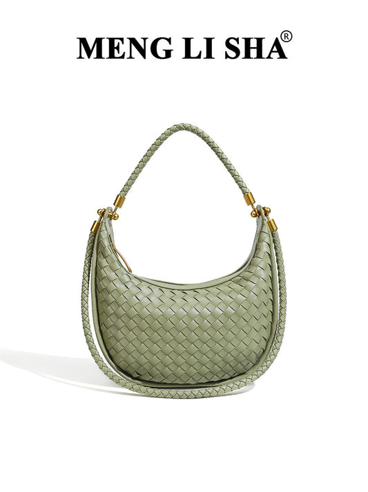 Style High Sense Hand-woven Light Luxury Simplicity Underarm Women's Handbag
