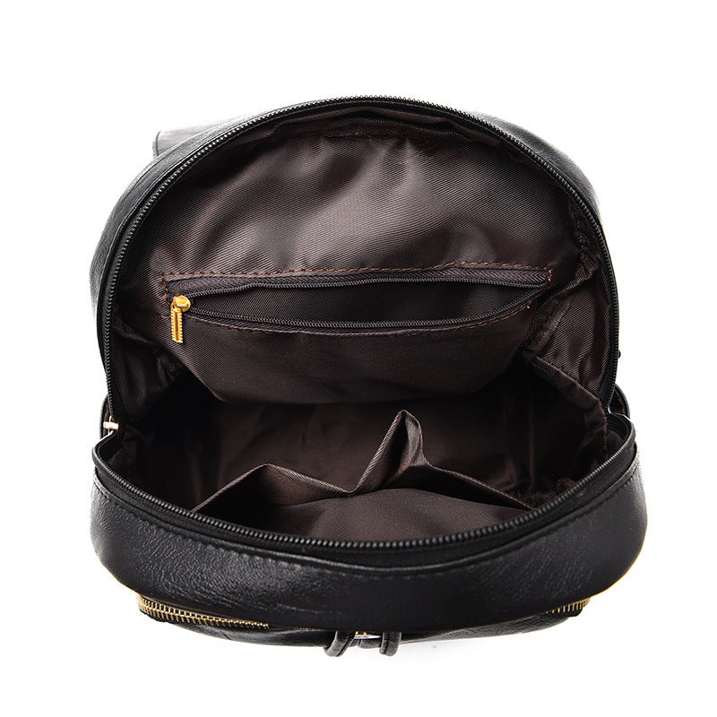 Women's Female Korean Style Soft Leather Women's Backpack