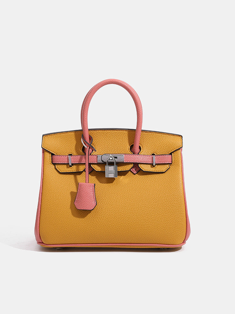 Lychee Pattern Color Matching Single Large Capacity Bags