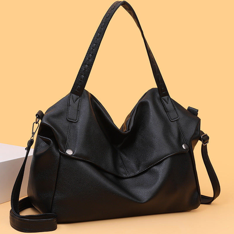 Women's Simple Advanced Texture Large Capacity Tote Bags