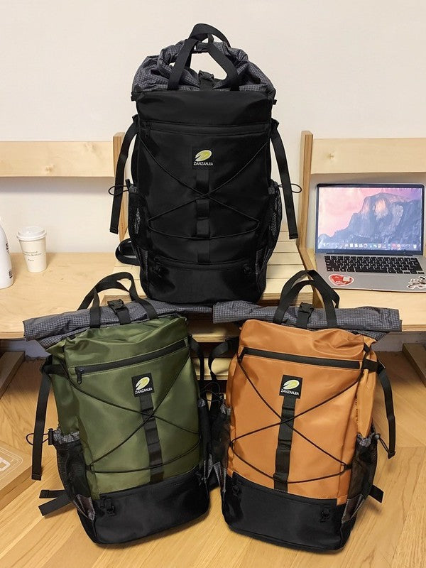 Women's & Men's Curved Edge Hiking Large Capacity Light Backpacks