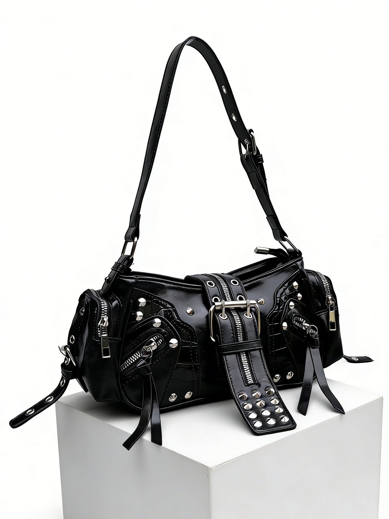 Personality Rivets Tassel Hot Motorcycle Retro Bags