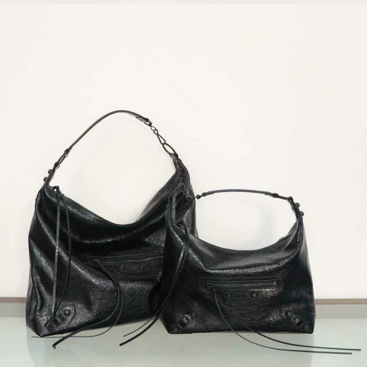 Spring Wear Rivet Punk Cool Leather Motorcycle Tote Bag