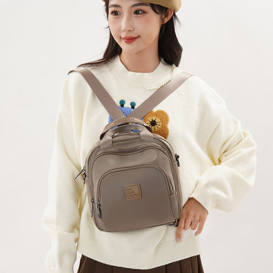 Women's Oxford Cloth Simple Commuter Large Capacity Backpacks