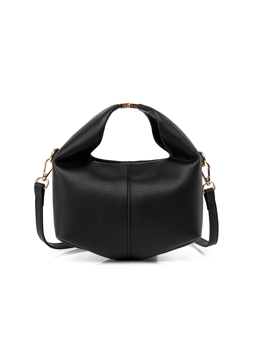 Lunch French Hand High-grade Soft Leather Dumpling Bags