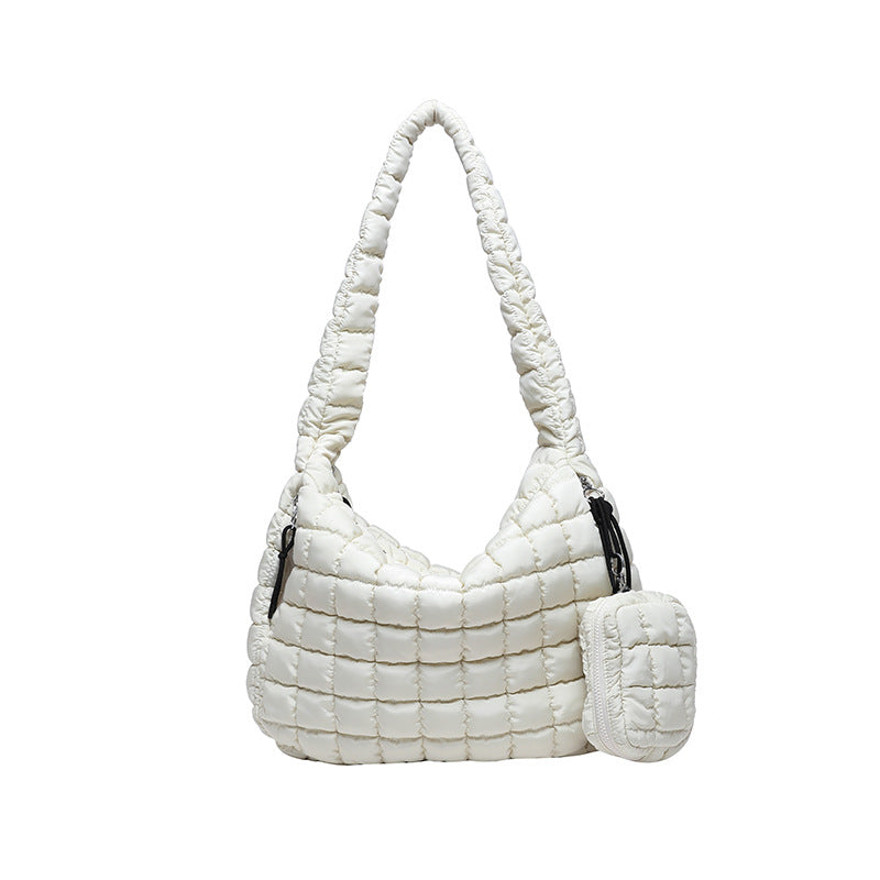 Pleated Cloud Portable Mother Dumpling Large Capacity Bags