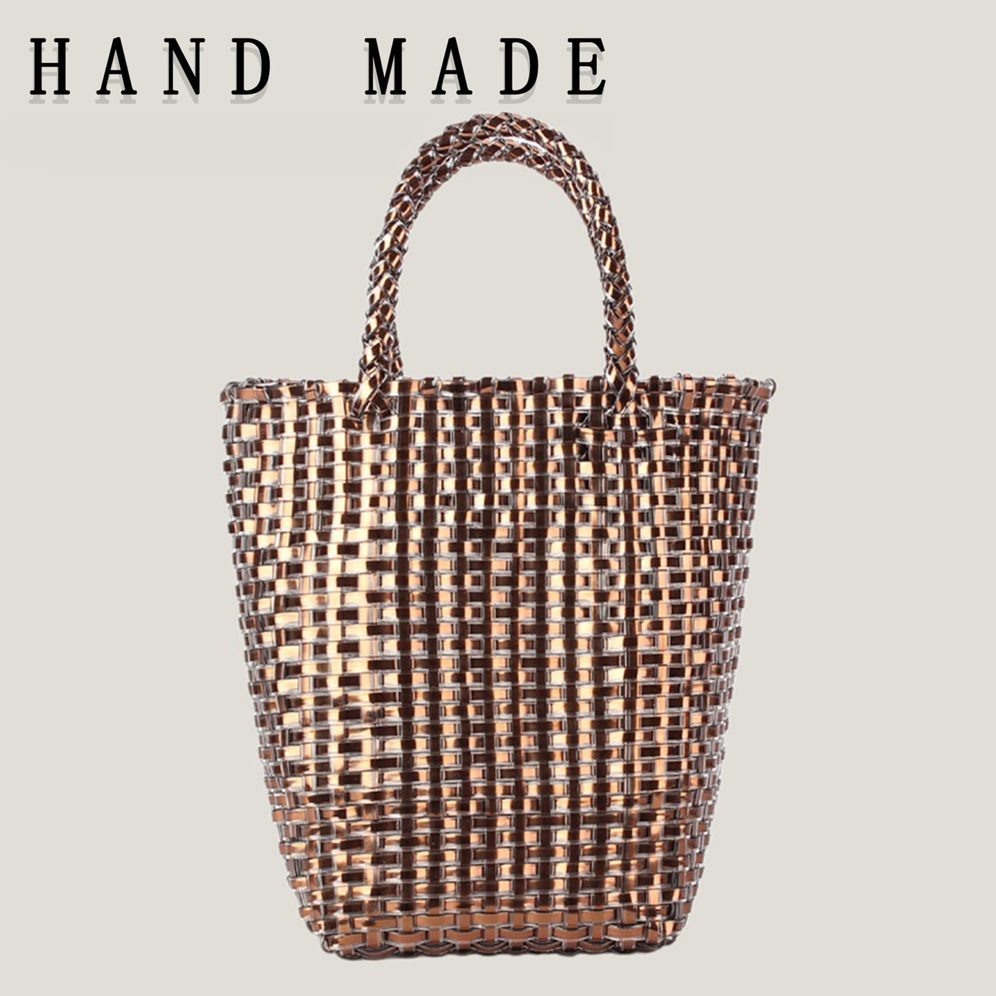 Plastic Woven Daily Leisure Seaside Vacation Women's Messenger Bag