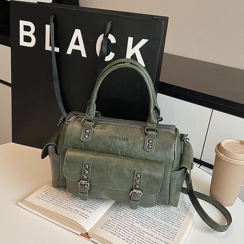 Women's Fashion Large Capacity Retro High Sense Women's Messenger Bag