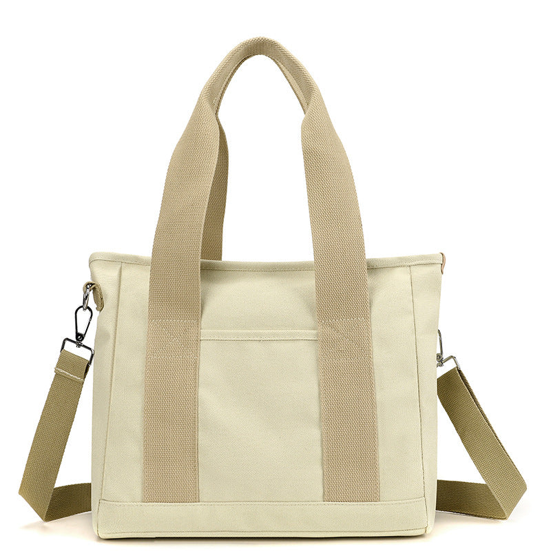 Women's Canvas Large Capacity Commuter Outing Mummy Style Women's Shoulder Bag