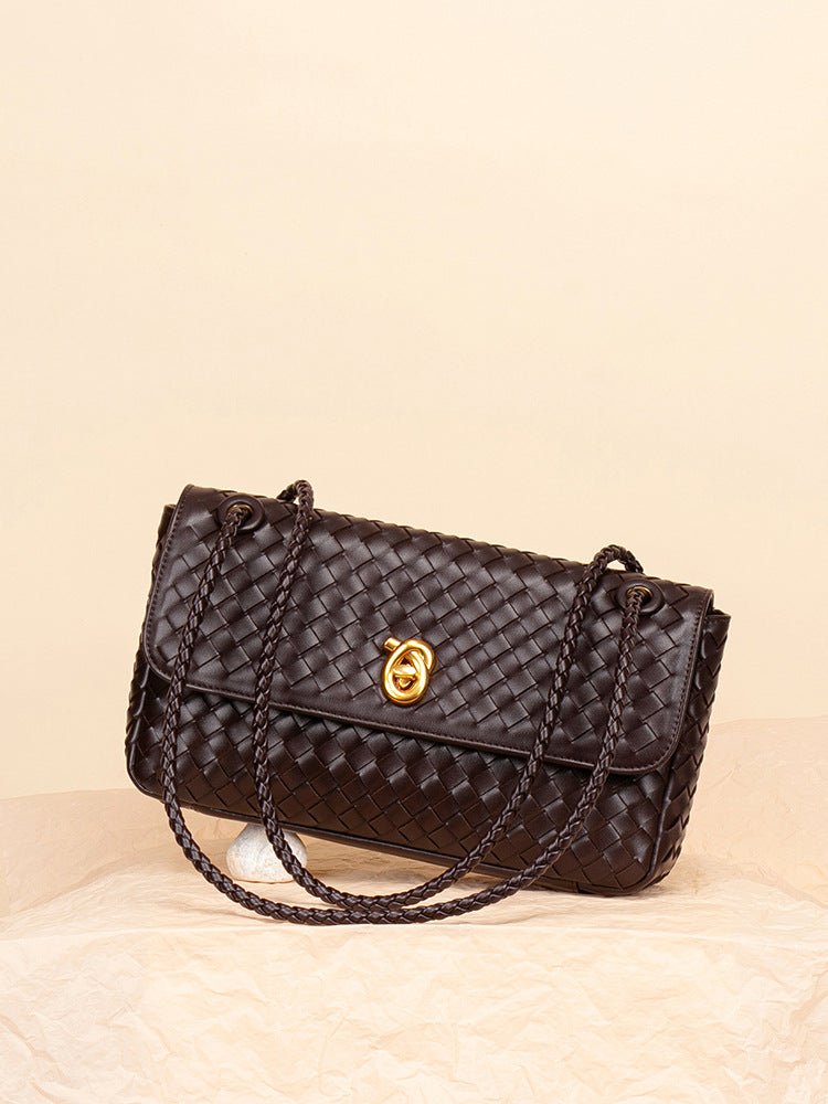 New Dinner Suede Fashion Flap Horizontal Women's Shoulder Bag