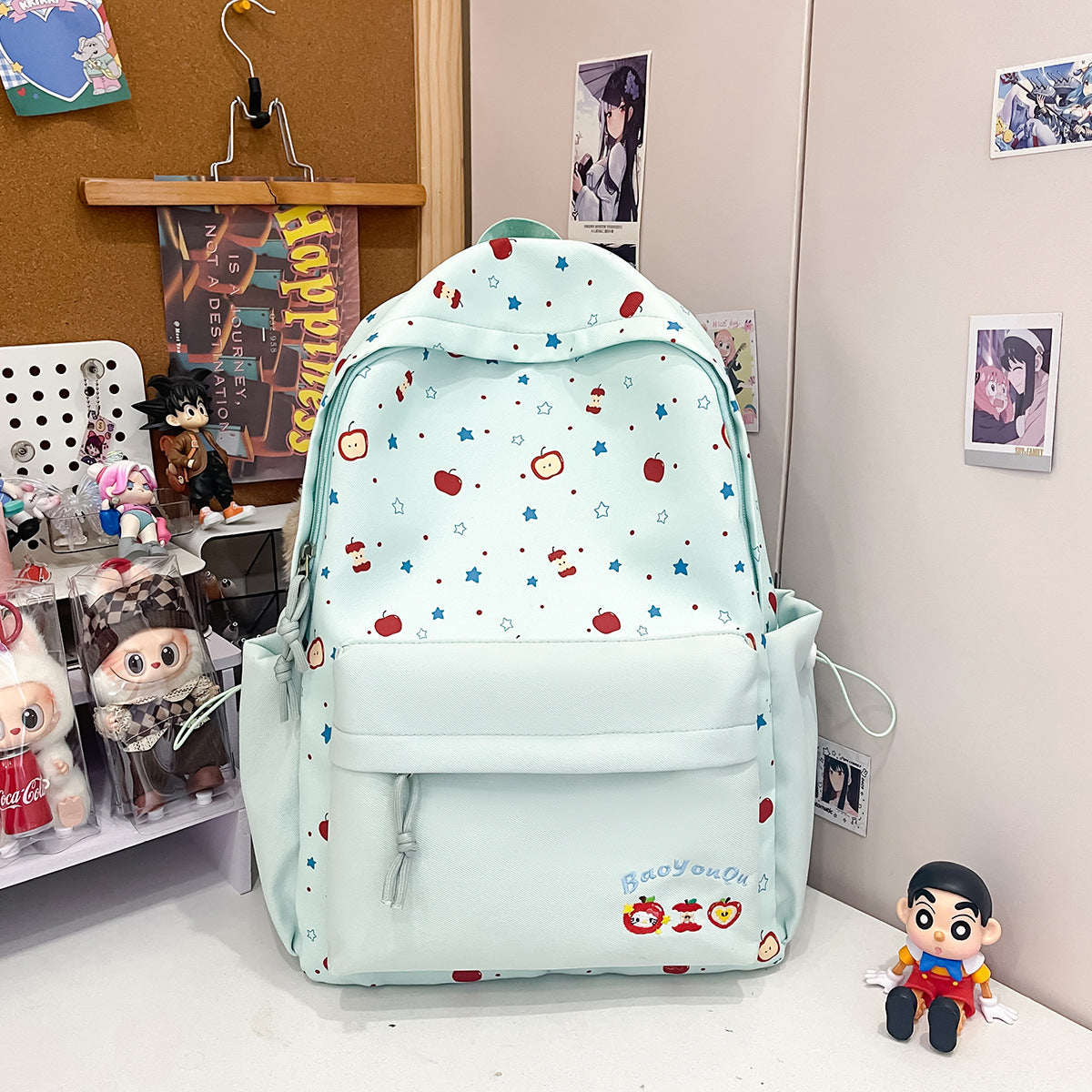 Style Good-looking Primary Secondary Lightweight Fresh Sweet Leisure Backpack