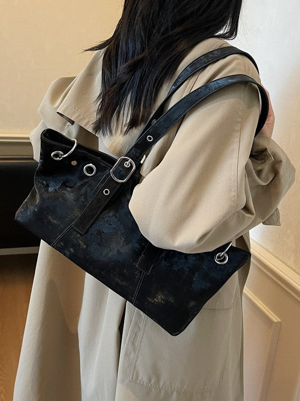 Women's Soft Leather Suede Retro Trendy High Bags