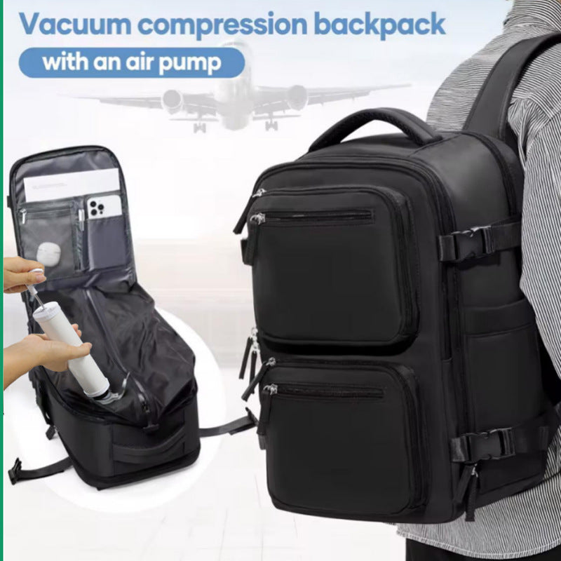 Large Capacity With Vacuum Storage Layer Commuter Leisure Backpack