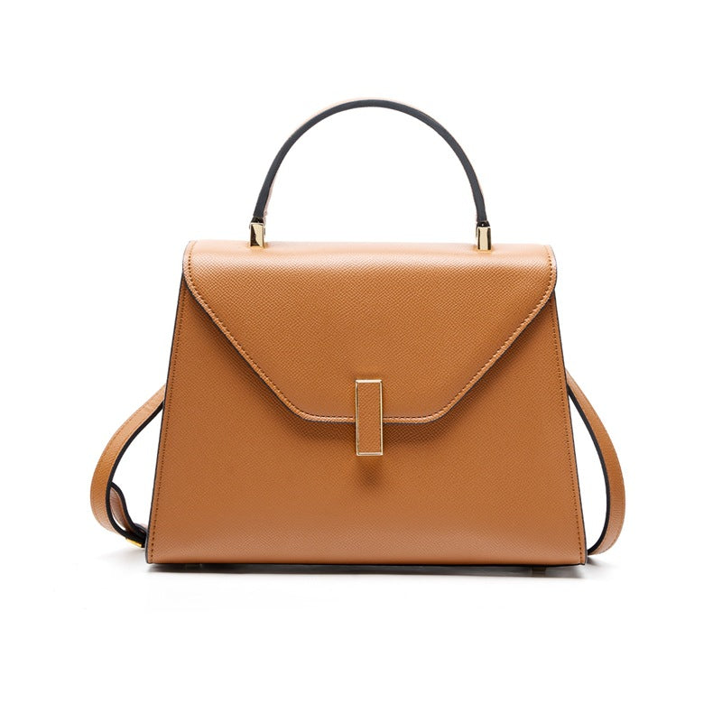 Women's Kelly Design Sense Niche Fashion Genuine Leather High Large Women's Handbag