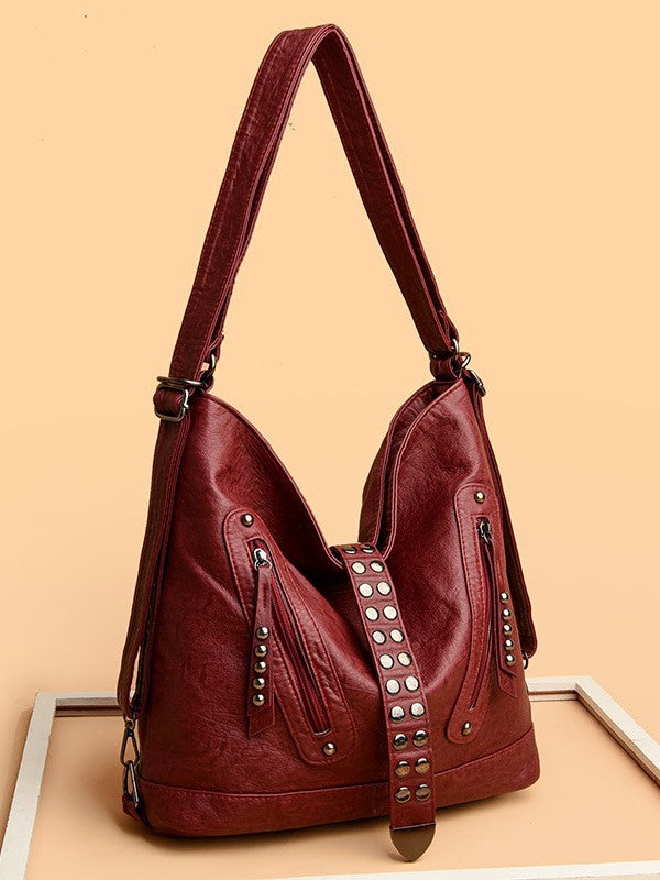 Rivet Large Capacity Female Easy Matching Tide Bags