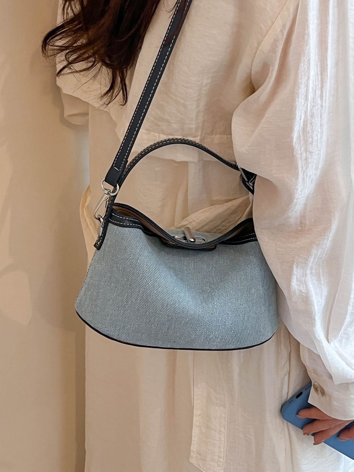 Women's Super Popular Niche Denim Exquisite Carrying Handbags