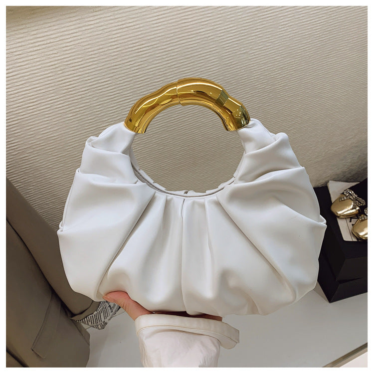 Women's Pleated Cloud High-grade Design Stylish Light Luxury Underarm Bag