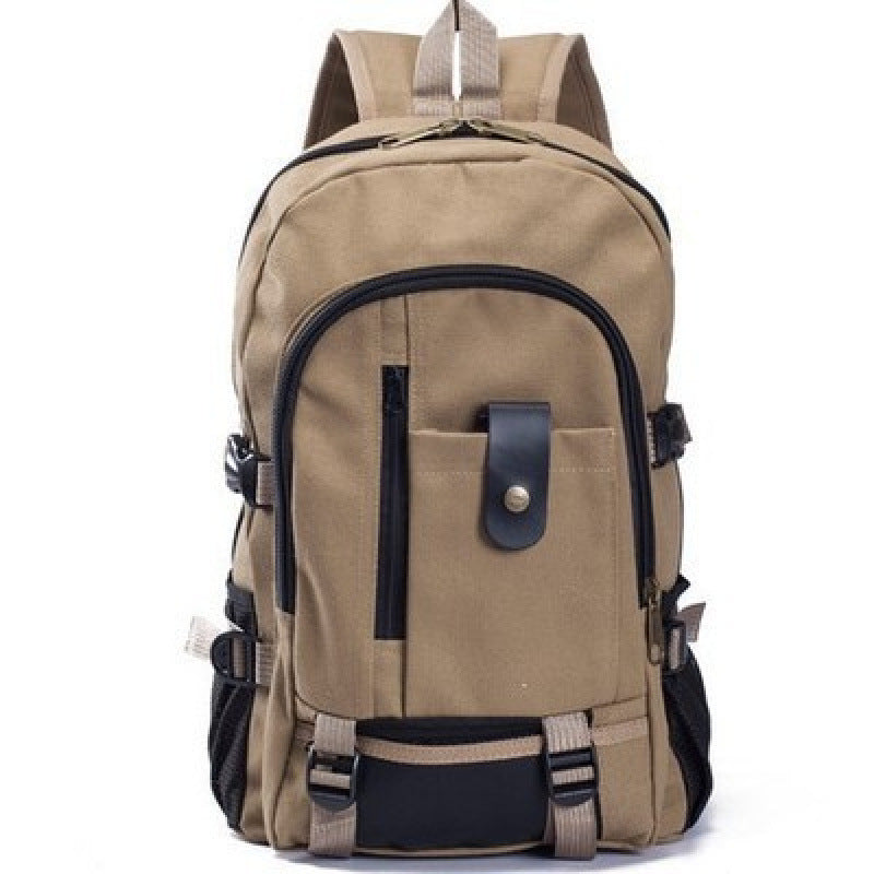 Men's Site Tools Canvas Labor Protection Repair Woodworking Leisure Backpack