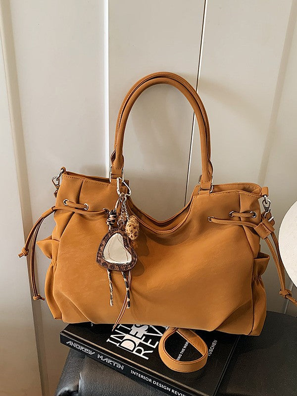 Women's Retro Large Capacity Winter Korean Fashion Tote Bags