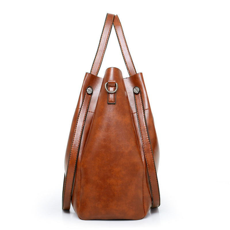 Women's Retro Large Capacity Portable Cross Body Women's Handbag