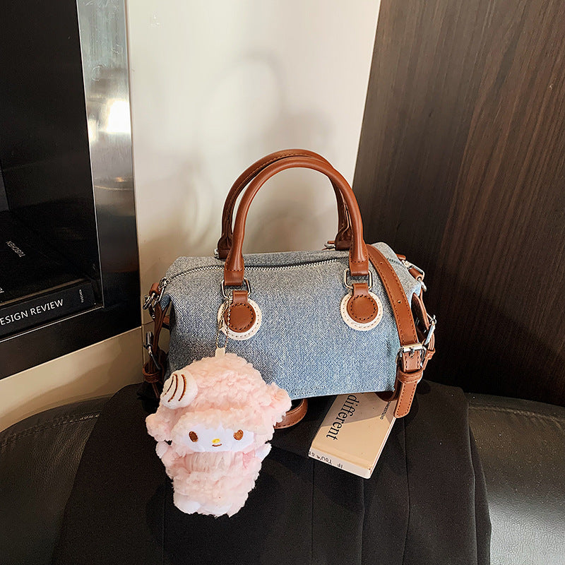 Women's Summer Pillow Denim Fashion Portable Western Style Women's Handbag