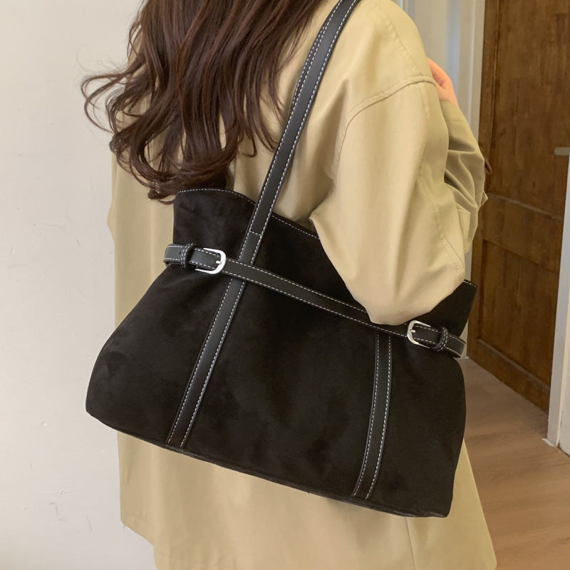 Women's Commuter Trendy Minority Large Capacity Daily Shoulder Bags