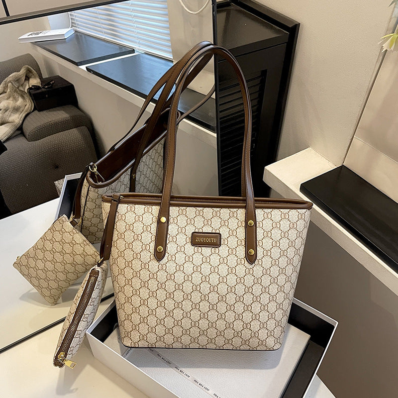 Women's Large Capacity Winter Trendy Fashion Shopping Women's Shoulder Bag
