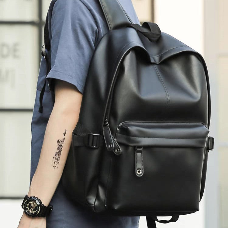 Men's Large Capacity Fashion Trendy Green Leisure Backpack