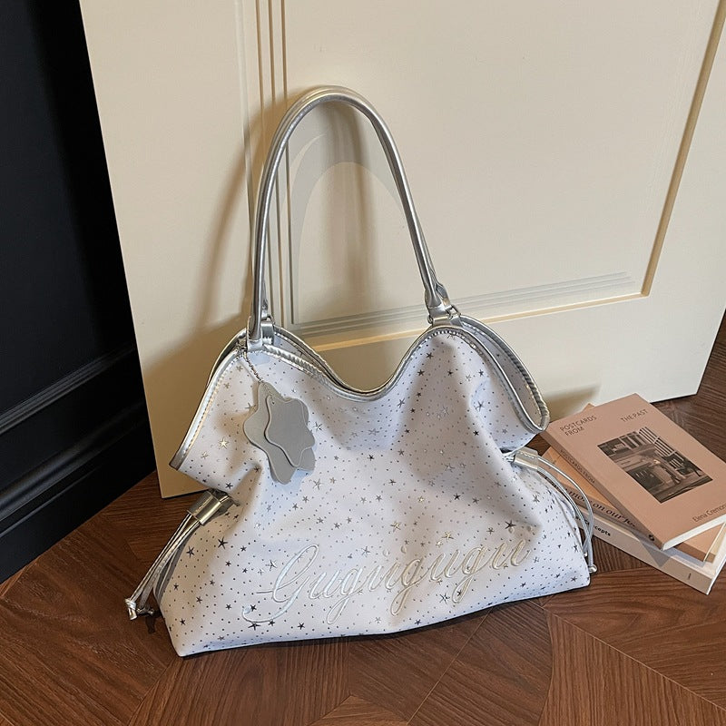 Women's Feeling Tong Large Capacity College Out Women's Shoulder Bag