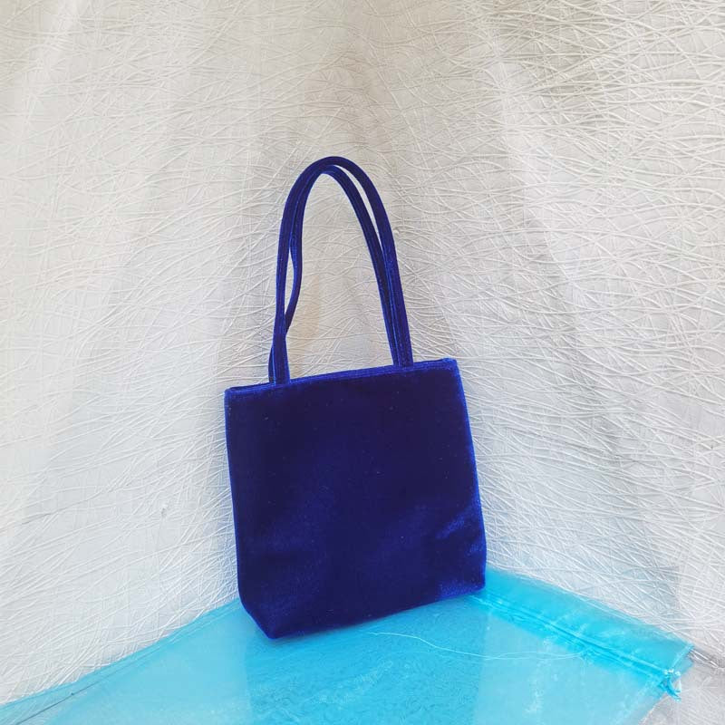 Women's Niche Retro Imported Veet Cell Clutch Women's Handbag