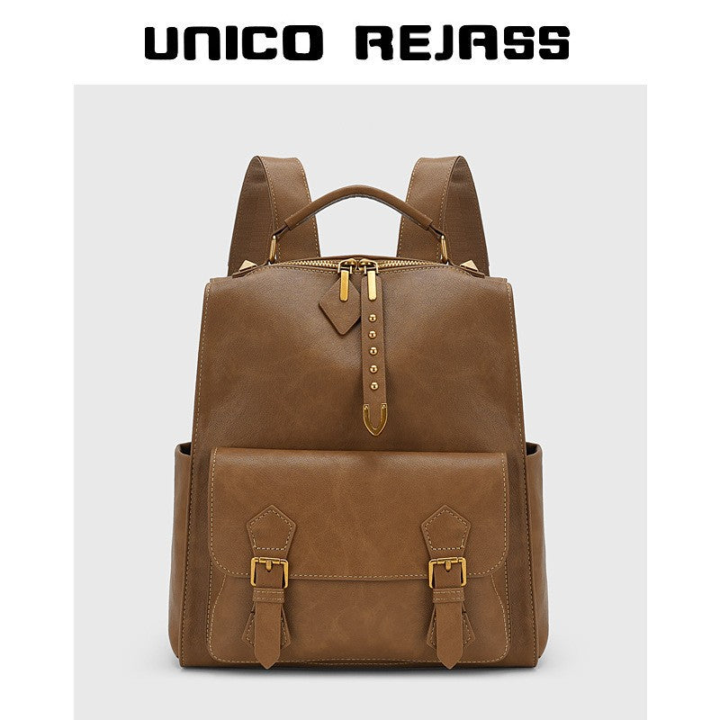 Women's Letter Peer Large Capacity High-grade Backpacks