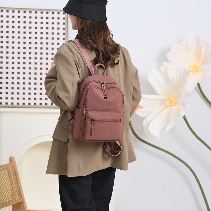 Simple Nylon Mom Large Capacity Portable Women's Backpack