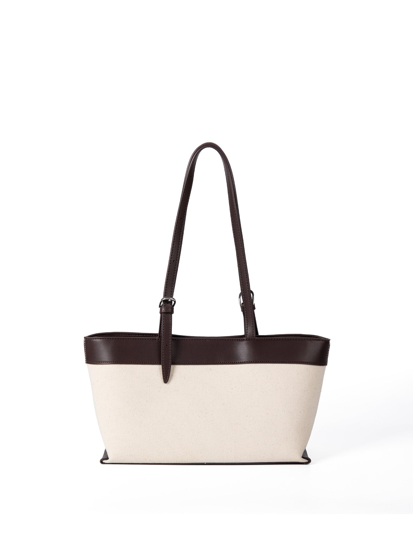 Women's Spring Canvas Stitching Design Korean Large Capacity Daily Commuter Tote Bags
