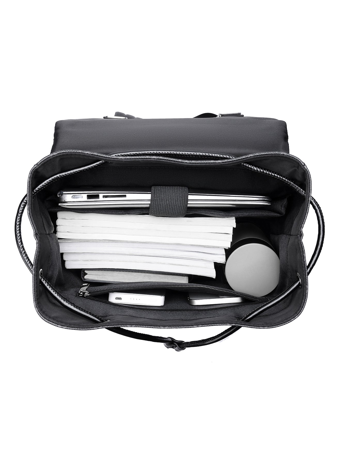 Men's Fashion Large Capacity Plaid Minimalist Printable Business Backpack