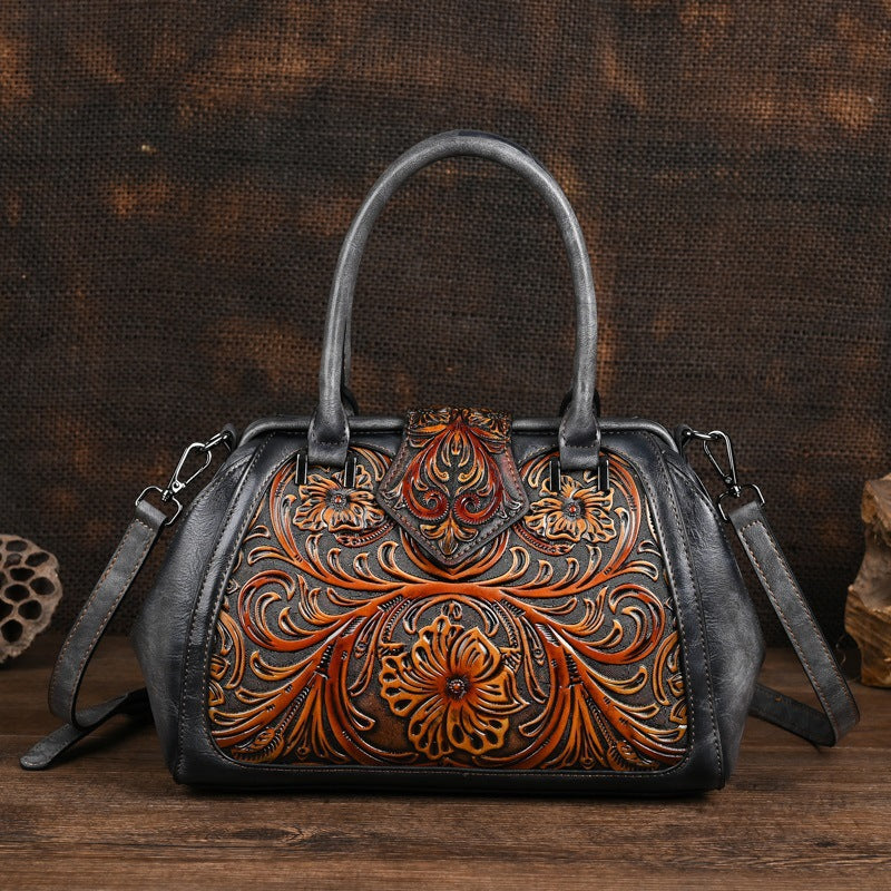 Retro Rub Colored Totem Series Optional Women's Shoulder Bag