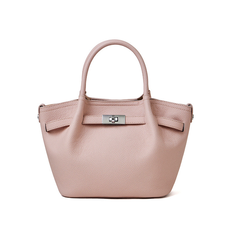 Women's Genuine Leather Vegetable Basket High-grade Fashion Women's Messenger Bag